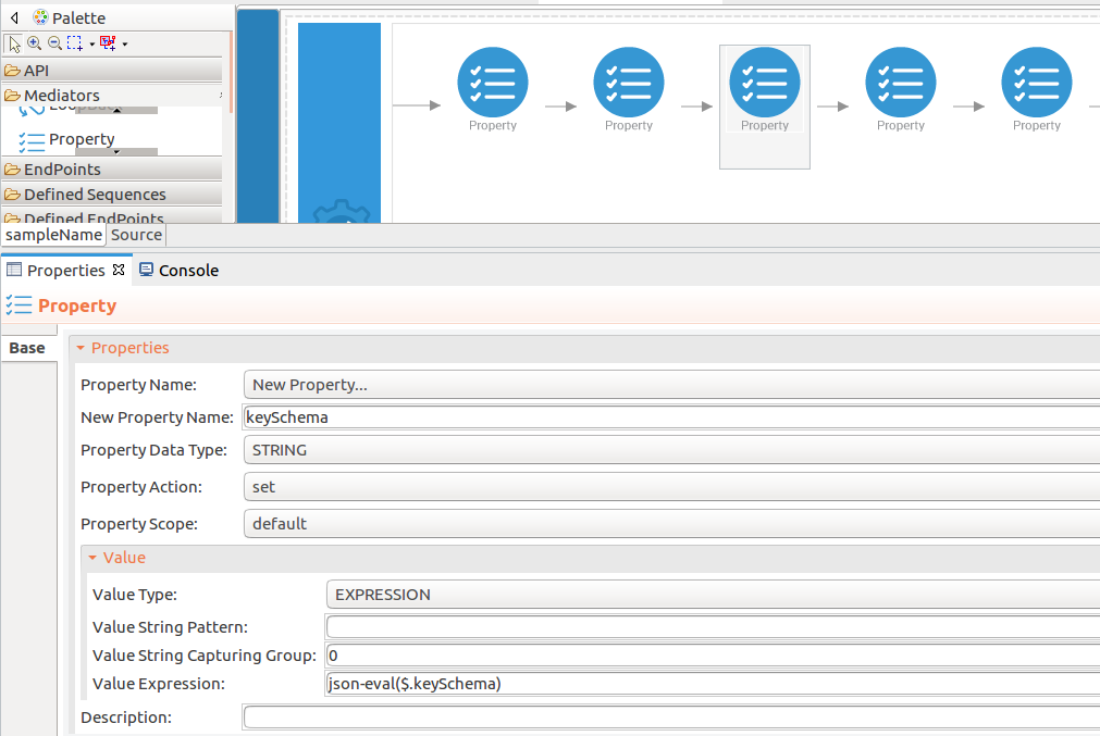 Add values to capture keySchema