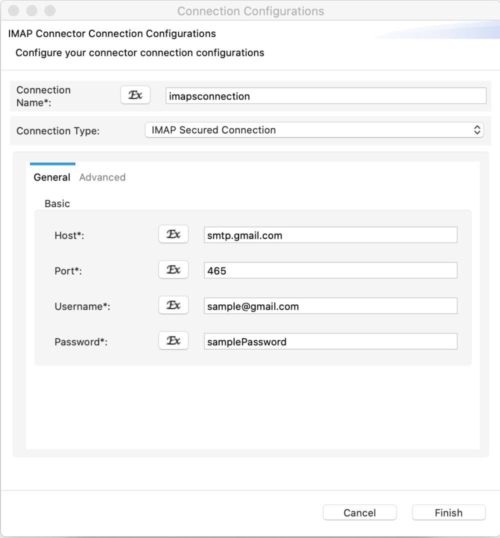 Connection configuration