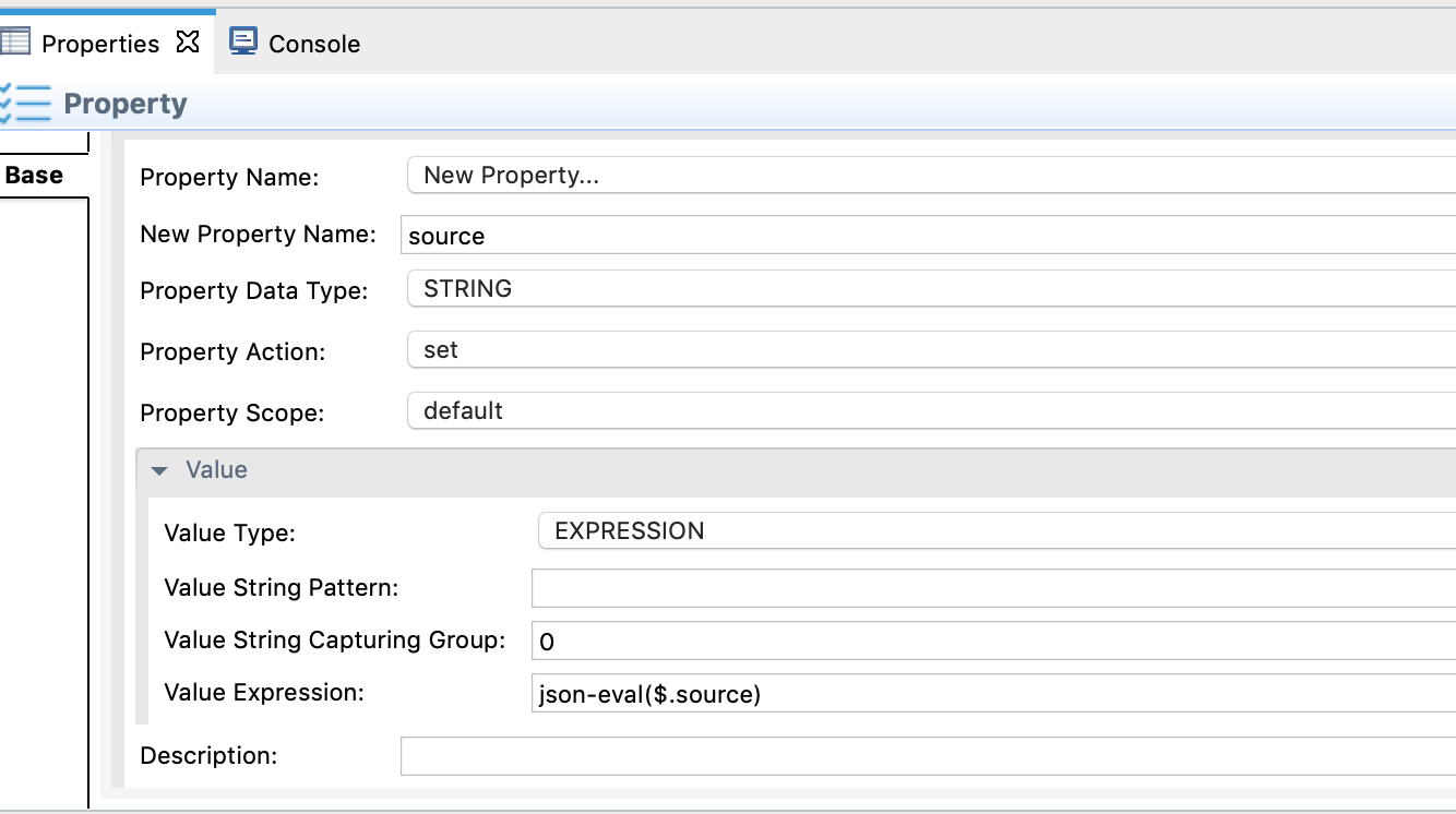 Adding property mediator