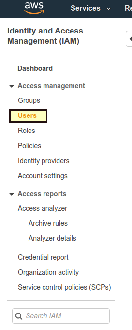 IAM users