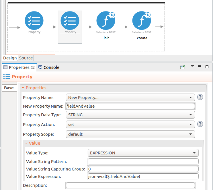 Add values to capture fieldAndValue value