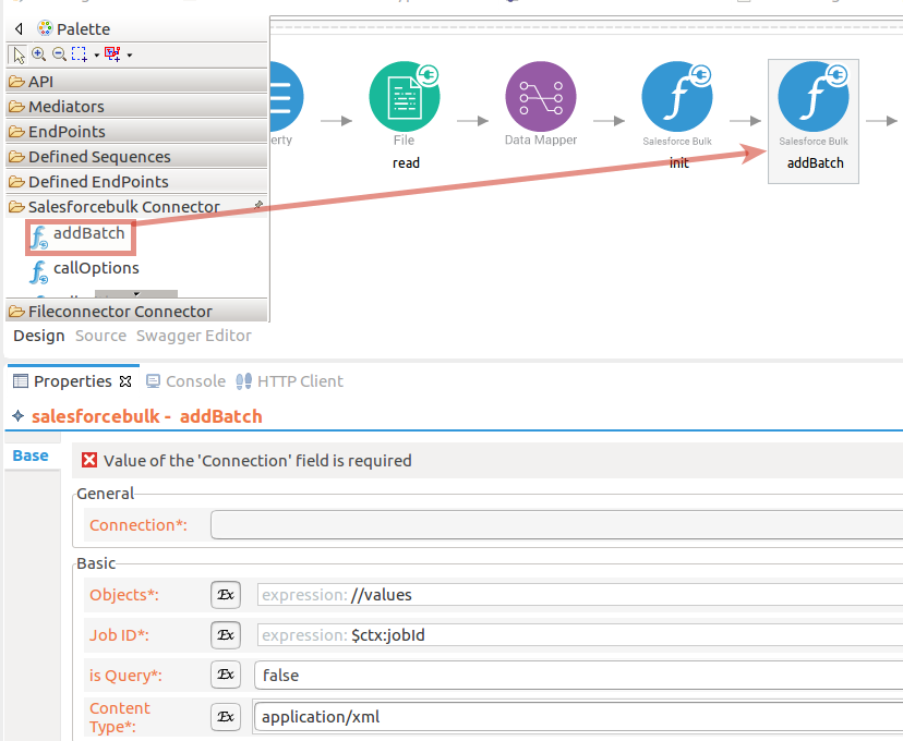 Drag and drop addBatch operations