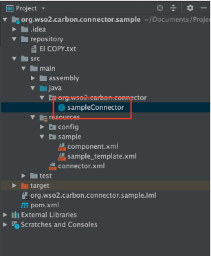 sampleConnector class