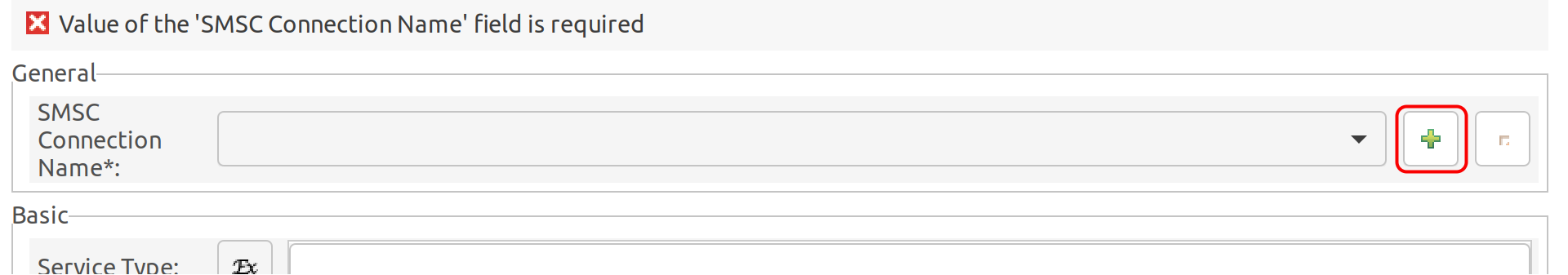 Create SMPP connection