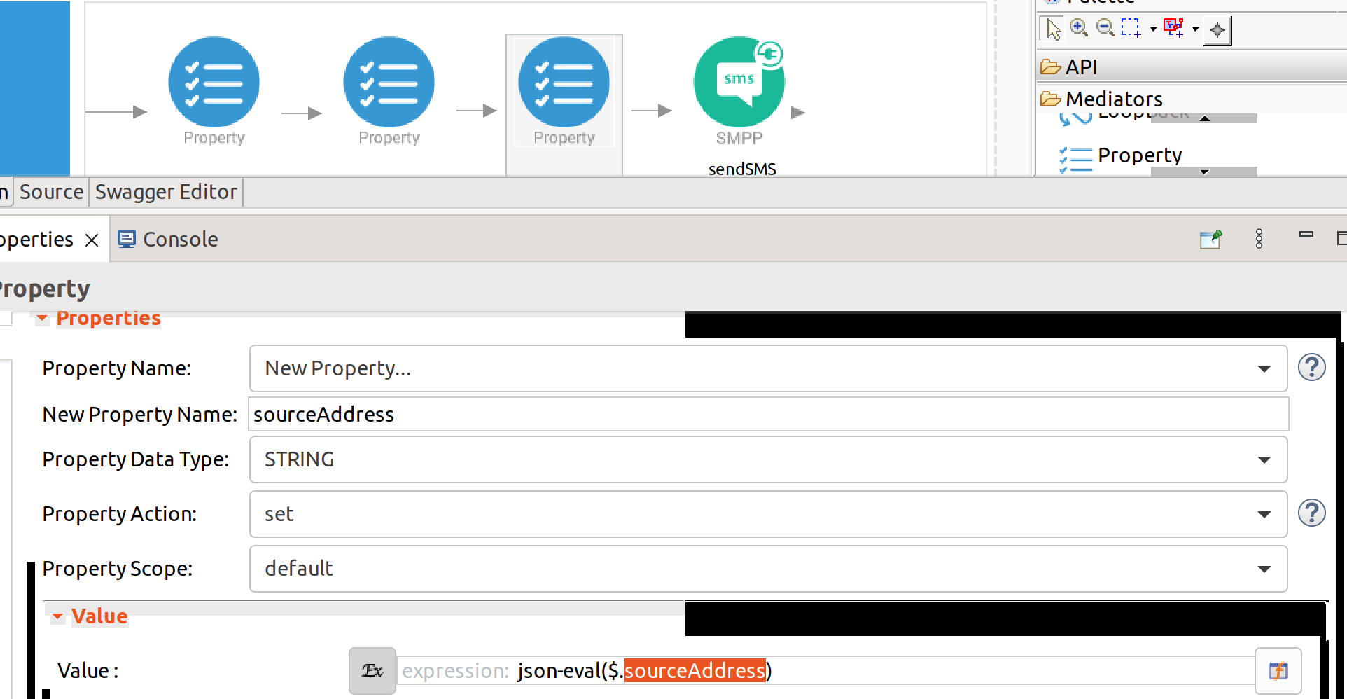 Add property mediators sourceAddress