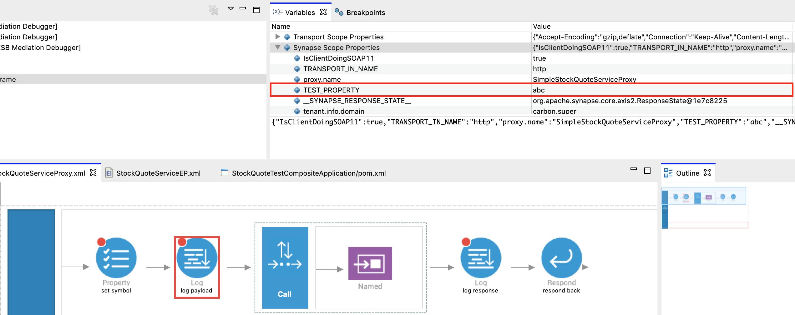 select debugging