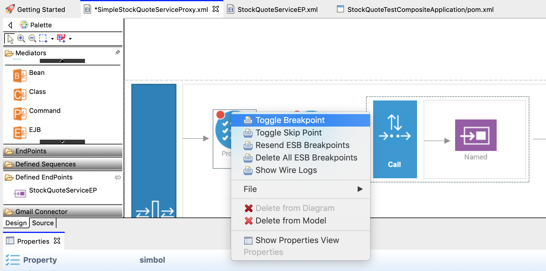 select debugging