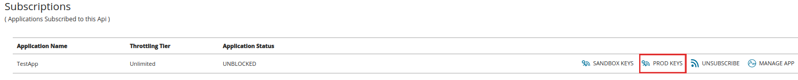View list of credentials