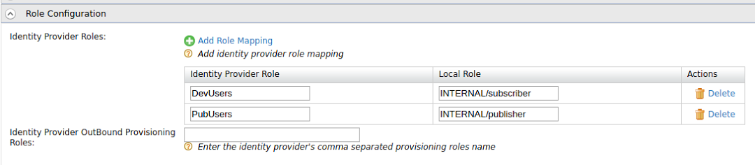 role-config