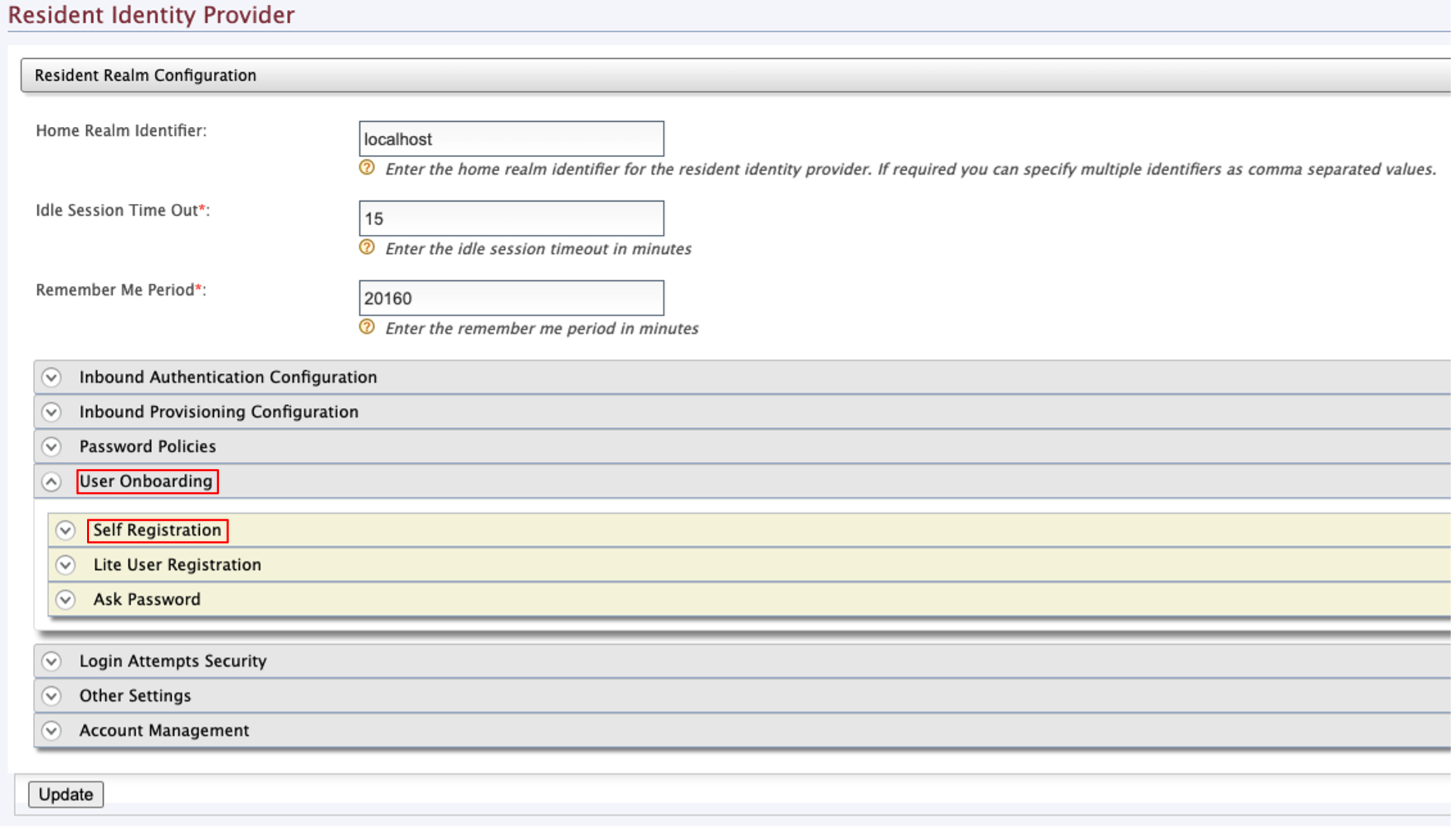 Account Management Policies